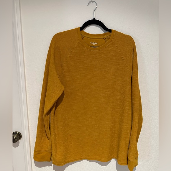 Goodfellow sweater mustard color L - Picture 2 of 3